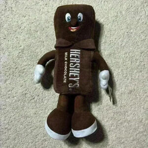 🔥Hershey Park Milk Chocolate Bar Plush Candy Bar Doll 2016  11" Petting Zoo